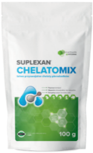 INTERMAG - SUPLEXAN CHELATOMIX 100 g - wysoko przyswajalne minerały dla odporności, upierzenia i wzrostu